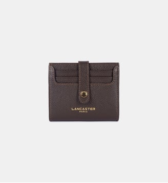 Porte-cartes Milano Ana en cuir - Lancaster - Marron foncé