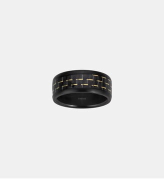 Bague Stanis en Acier 316L - Phebus - Noir
