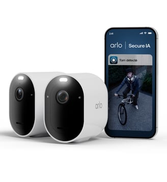 Caméra de surveillance Pack de 2 caméras 2K+ extérieur Pro6 Arlo