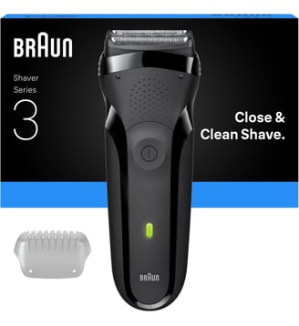 Rasoir électrique Series 3 300s - Braun - Noir