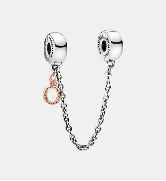 Charm Chaîne de Confort O Couronné Pendant - Pandora - Bicolor