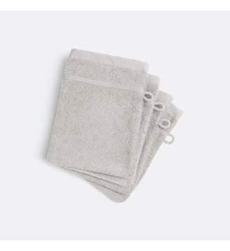 Lot 4 gants de toilette éponge bouclette La Redoute Interieurs