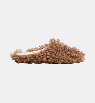 Chaussons Judie effet fluffy - Jonak - Noisette