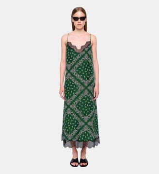 Robe Respa 100% Soie - Zadig&Voltaire - Vert meadow