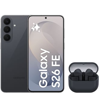 Smartphone Pack S26FE Graphite 128Go 5G + Galaxy Buds 3 FE Noir Samsung