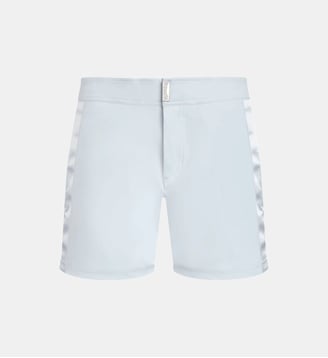 Maillot de bain ceinture plate Tailoring - Vilebrequin - Blanc