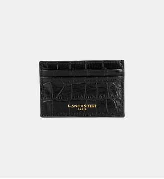 Porte-cartes Exo en cuir - Lancaster - Noir
