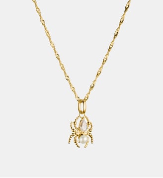 Chaîne Araignée avec perle – Pendentif True Romance - Thomas Sabo - Or