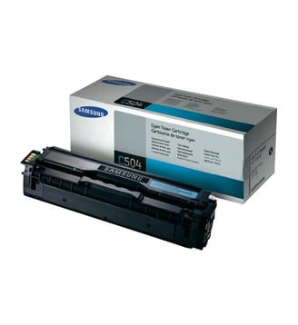 Toner CLT504SC Cyan - Samsung - Bleu