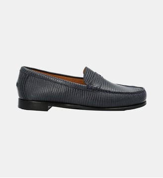 Mocassin beaufort - cuir lisse - Fairmount - Bleu marine