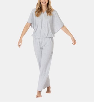 Ensemble homewear en modal NINA 222 - Lingerie Le Chat - Bleu