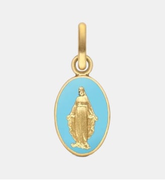 Médaille Miraculeuse - Arthus Bertrand - Bleu ciel