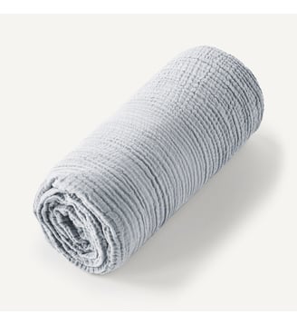 Drap-housse enfant gaze de coton bio AM.PM