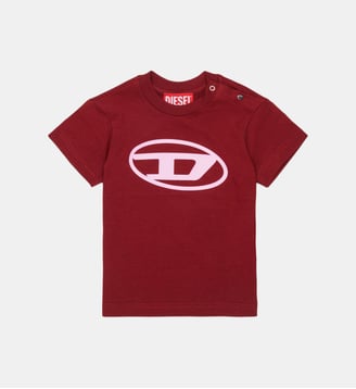 T-shirt avec logo - Diesel Kids - Bordeaux