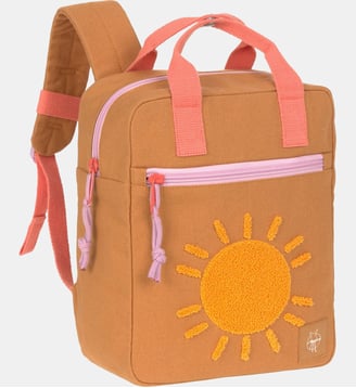 Petit sac à dos carré - Lassig - Marron