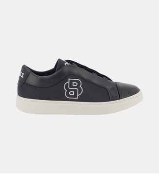 Baskets à lacets élastiqués - BOSS Kidswear - Bleu cargo