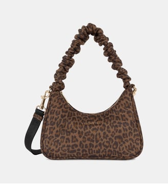 Sac à main motif léopard - Lancaster - Camel léopard