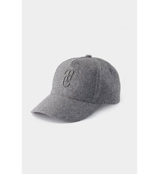 Casquette -   laine broderie - Tartine Et Chocolat - Gris clair