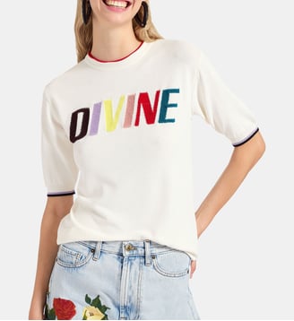 T-Shirt Divine Divine White - La DoubleJ - Blanc