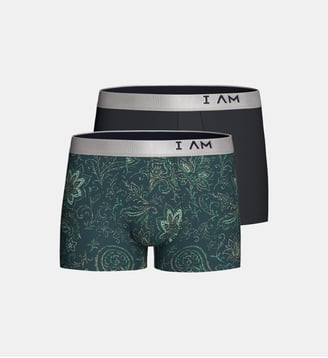 Pack 2 boxers d'homme en Lyocell - Impetus - Bleu marine
