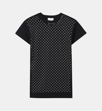 Robe strassée manches courtes Marc Jacobs Kids