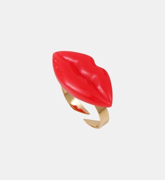 Bague plaqué or - kiss me Caroline Najman