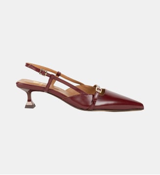 Babies Slingbacks Reem Cuir Glacé - Bobbies - Griotte