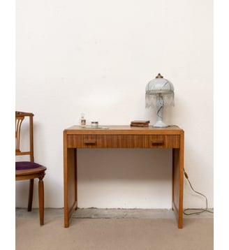 Coiffeuse en bois Louise N°319- Produit chiné - Debongout - Bois clair