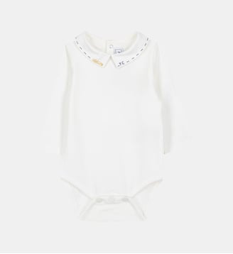 Body - Moutarde coton broderie voiture - Tartine Et Chocolat - Jaune