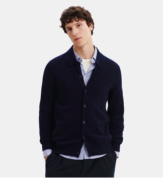 Cardigan César - Bompard - Marine