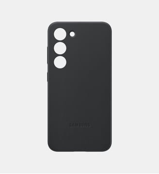 Coque S23 cuir Noir - Samsung - Noir