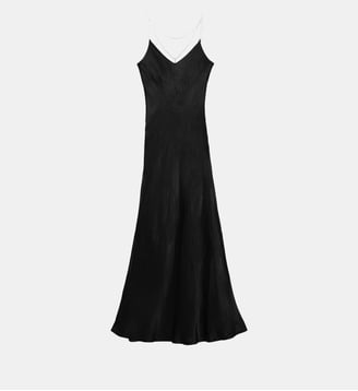 Robe longue droite uni RAINEE -  - Bordeaux