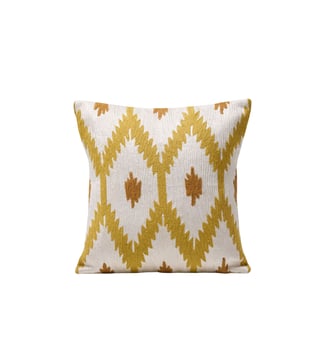 Housse De Coussin  Motif ikat en point de chainette Madura