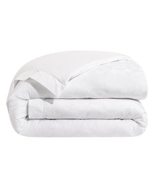 Housse de couette Palacio 100% coton - Le Jacquard Francais - Blanc