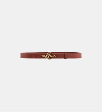 Ceinture Cléo Noire En Cuir 25Mm - Vanessa Bruno - Cognac
