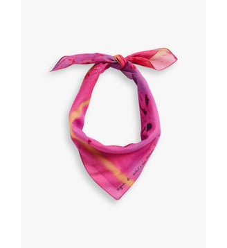 bandana rose en coton artiste Futura - Agnès b. - Multicolore