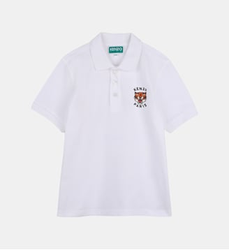 Polo manches courtes - Kenzo Kids - Blanc