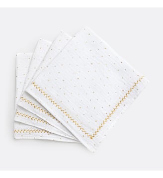 Lot 4 serviettes de table La Redoute Interieurs