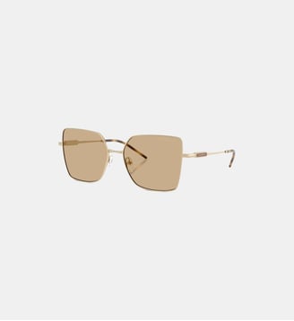 Lunettes de soleil Carré EA2179 - Emporio Armani - Or pâle brillant