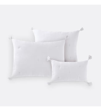Housse de coussin matelassée gaze de coton La Redoute Interieurs