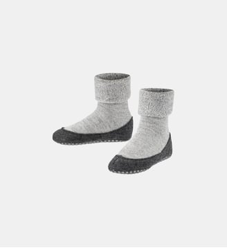 Chaussons Cosyshoe Minis Laine Vierge - Falke - Gris clair