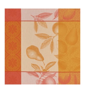 Serviette de table Arrière-pays - Le Jacquard Francais - Melon