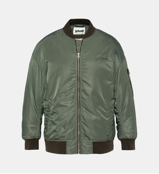 Bomber long type MA-1 - Schott - Vert