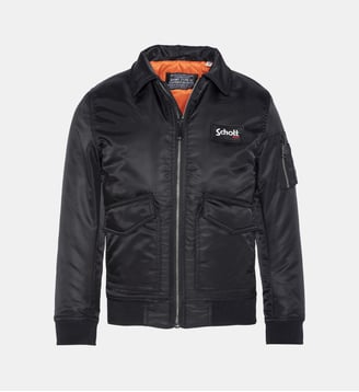 Blouson bomber CWU enfant. - Schott - Noir