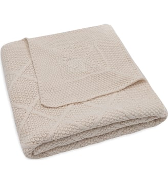Couverture en tricot - Jollein - Beige