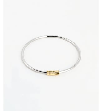 Bracelet Jonc Eli  en Acier - Zag Bijoux - Argenté