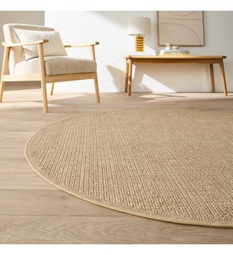 Tapis rond effet jute intérieur et extérieur - La Redoute Interieurs - Naturel