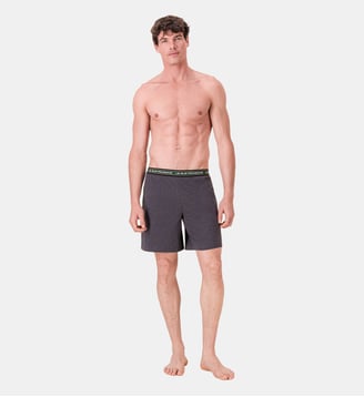 Bas de pyjama court en coton - Le Slip Francais - Gris