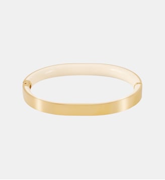 Bracelet jonc fermé - Bangle Up - Blanc sable et sand white