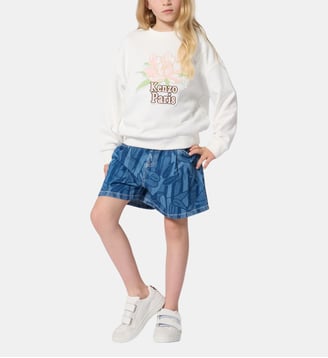 Short en jean Kenzo Kids